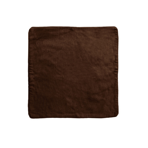 IDC Homewares Lollipop Cotton Piped Cushion Cover 60 cm square Chocolate - Main Image