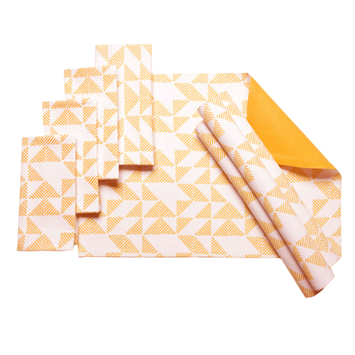 J.Elliot Home Set of 8 Cotton Napery Set Pippa Mango - Main Image