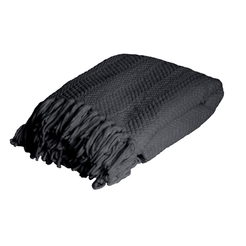 J.Elliot Home Louie Throw Rug Charcoal - Main Image