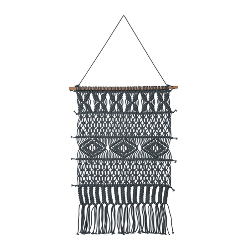 J.Elliot Home Mathias Wall Hanging Charcoal 45 x 65 cm - Main Image