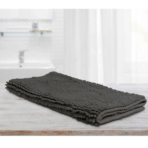 Toggle Microfiber Bath Mat Large Charcoal - Main Image