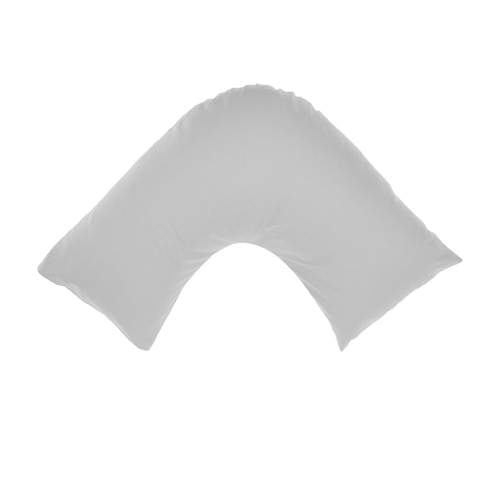 Algodon 300TC Cotton V Shape Pillowcase Silver - Main Image