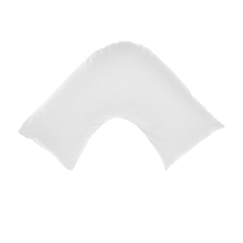 Algodon 300TC Cotton V Shape Pillowcase White - Main Image