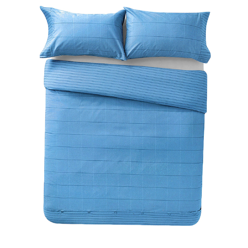 Apartmento Harvard Chambray Quilt Cover Set King - Main Image