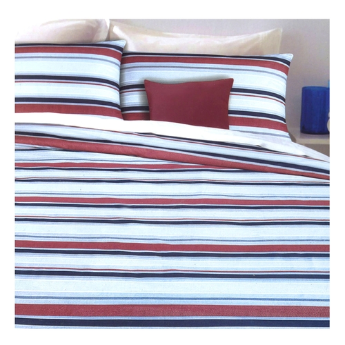 Apartmento Infinity Navy Quilt Cover Set King - Main Image
