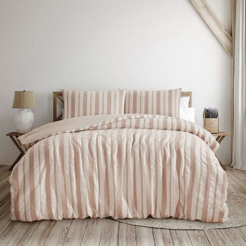 Ardor Seersucker Quilt Cover Set Lisbon Shell Queen - Main Image