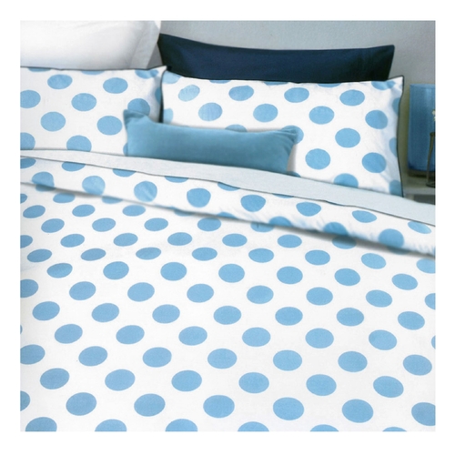 Apartmento Spot Blue Quilt Cover Set King - Main Image