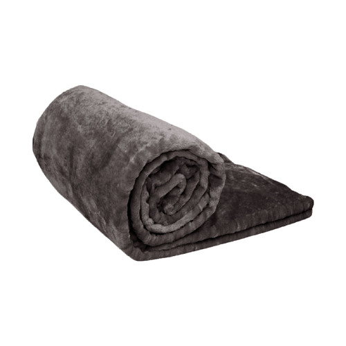 Ardor Lucia Luxury Push Throw Charcoal - Main Image