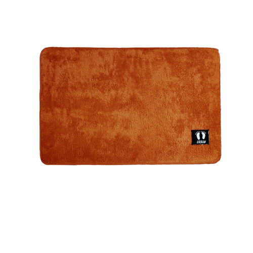 Asha Anti Slip Polyester Bath Mat 50 x 80 cm Pumpkin - Main Image