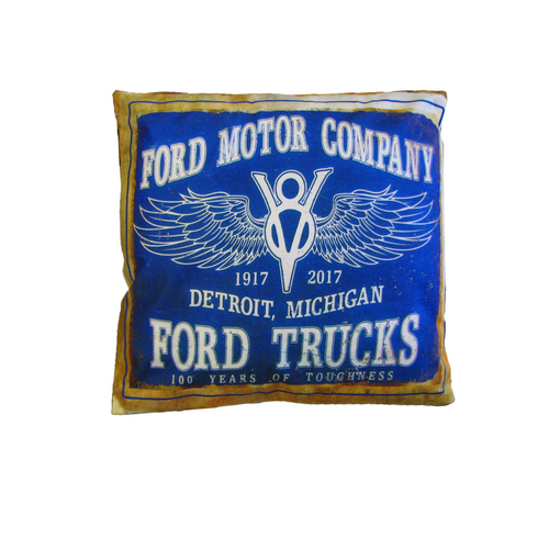Australian Mancave Retro Cushion Ford Trucks 40 x 40 cm - Main Image
