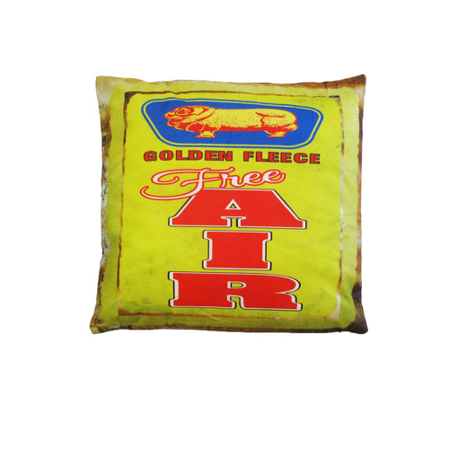 Australian Mancave Retro Cushion Golden Fleece Free Air 40 x 40 cm - Main Image
