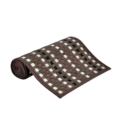 Mia 2 Tone Brown Bamboo Table Runner 140 x 33cm - Main Image