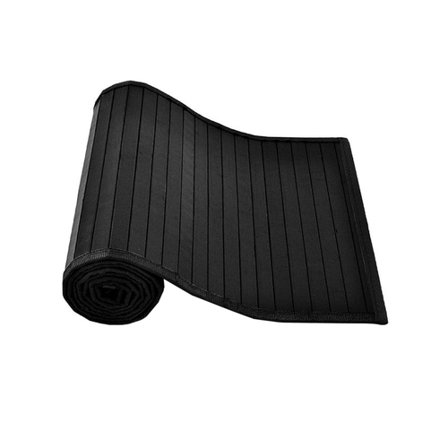 Broad Slat Bamboo Table Runner 140 x 33cm Black - Main Image