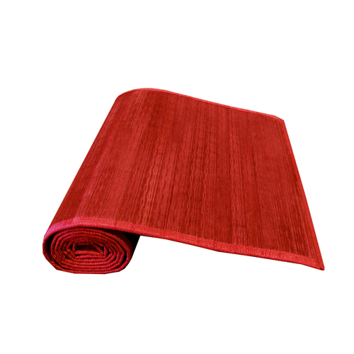 Varnish Bamboo Table Runner 140 x 33cm Red - Main Image