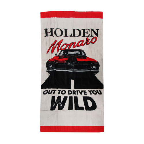 Holden Monaro Cars Printed 100% Cotton Beach Towel 75 x 150 cm - Main Image
