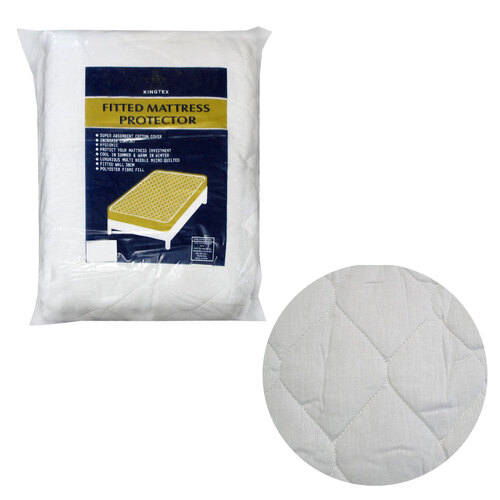 Kingtex Fitted Mattress Protector Single - Main Image