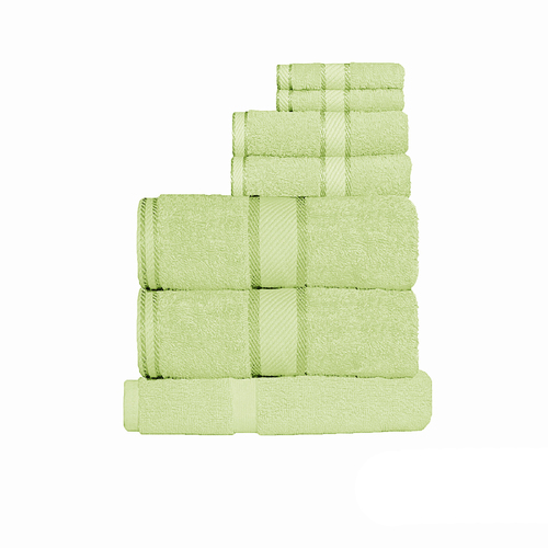 Kingtex 550gsm Cotton 7 Pce Towel Set New Apple - Main Image