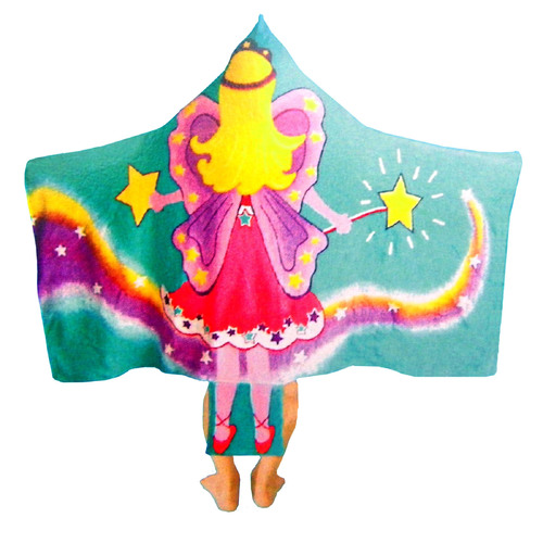 Kids Cotton Velour Beach Cape Fairy - Main Image