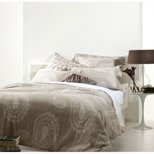 Gainsborough Olivia Stone Quilt Cover Set Queen - Main Image