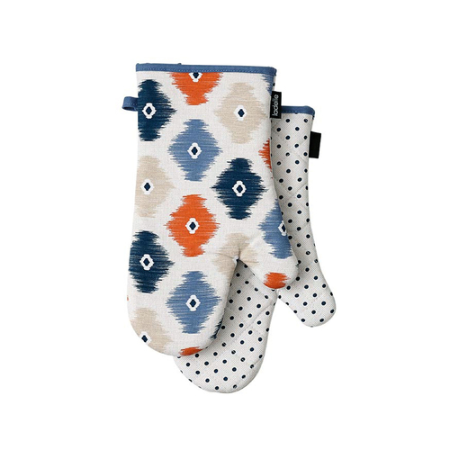 Ladelle Set of 2 - Mila Cotton Kitchen / BBQ Oven Mitts - Main Image