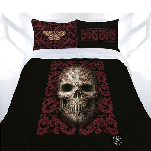 Anne Stokes Oriental Skull Quilt Cover Set Single - Main Image