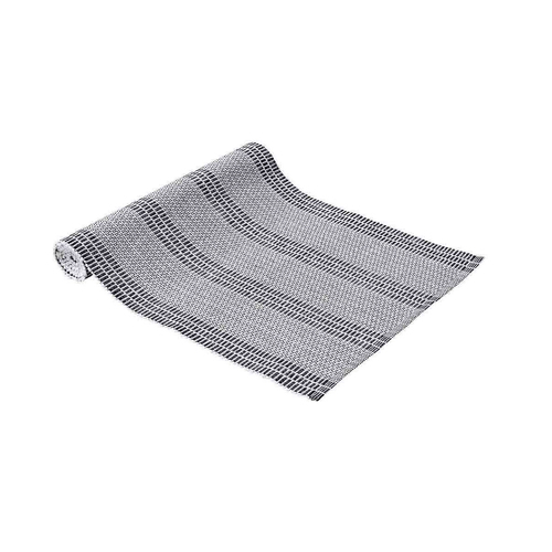Ladelle Repose Ribbed 100% Cotton Table Runner Denim - Main Image