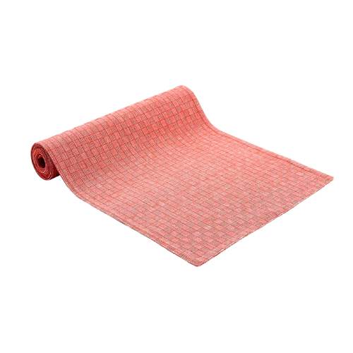 Ladelle Torque Kitchen / Dining Table Runner Red - Main Image