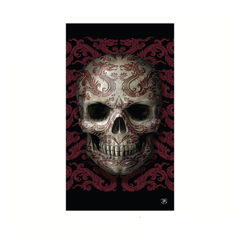 Anne Stokes Oriental Skull Beach Towel 75 x 150 cm - Main Image