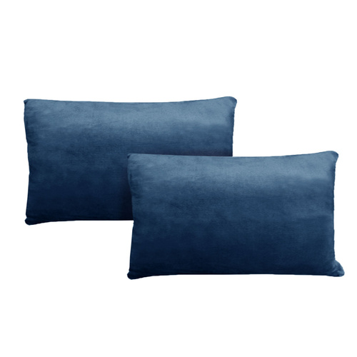 Alastairs Augusta Navy Pair of Flannel Fleece Standard Pillowcases - Main Image
