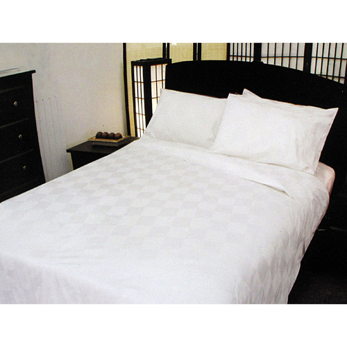 Orient Sense Dominic White Quilt Cover Set - Queen - Main Image