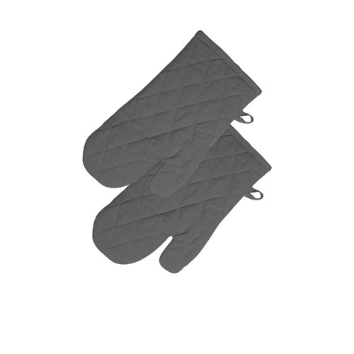 Rans Manhattan Charcoal Cotton Set of 2 Oven Gloves - Main Image