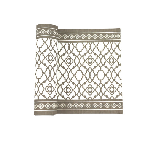 Rans Cotton Vintage Table Runner - Grey - Main Image