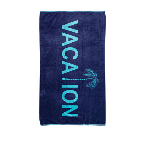 Rans Premium Cotton Jacquard Beach Towel Vacation - Main Image