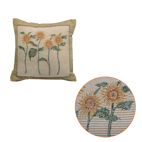 Rapee Bella Sunflower Tapestry Filled Cushion 32 x 32 cm - Main Image