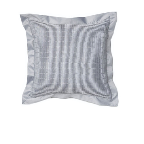 Rapee Morocco Quilted Flange Cushion Cover- Silver 43 x 43 cm - Main Image