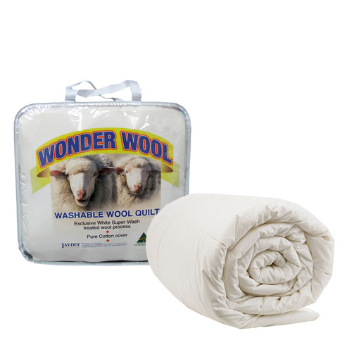500GSM Washable Wool Quilt Queen - Main Image