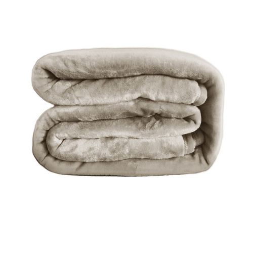 550GSM 2-Ply Mink Blanket Queen/King Linen - Main Image