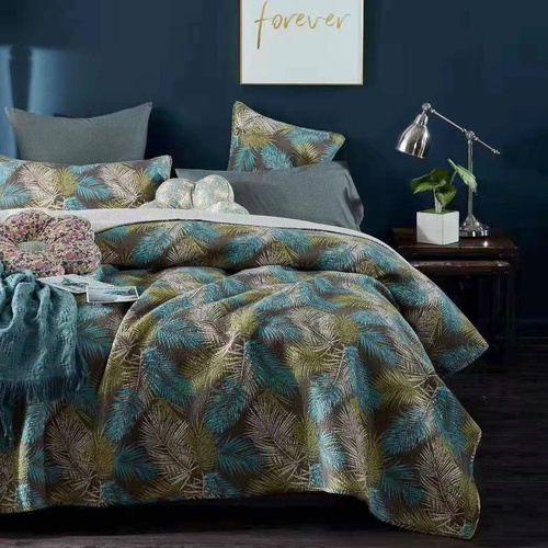 100% Cotton Lightly Quilted Coverlet Set Orlando Queen 230 x 250 cm - Main Image