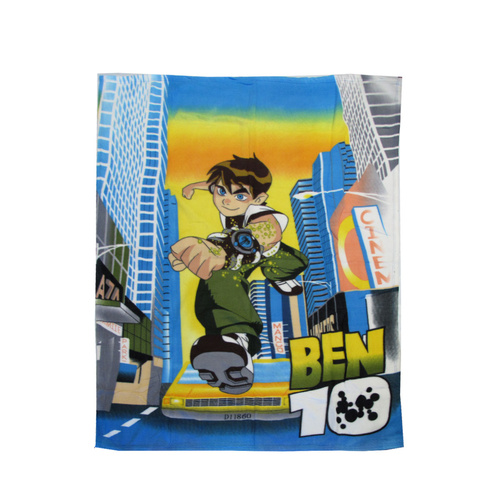 Ben 10 Hero Printed Polar Fleece Throw Rug 130 x 160 cm - Main Image