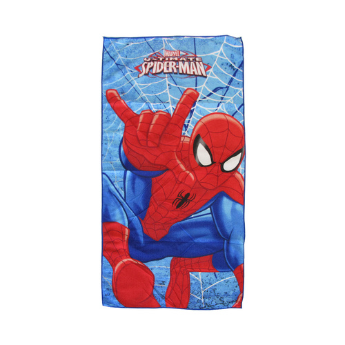 Bloomington Ultimate Spiderman Kids Cartoon Printed Microfiber Beach Towel 70 x 137 cm - Main Image