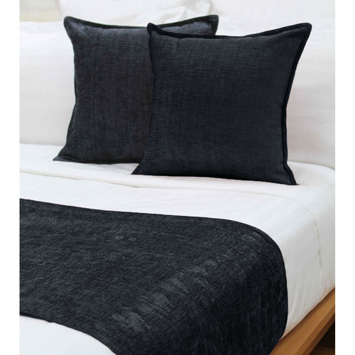 Jason Parker Charcoal Bed Runner King - Main Image