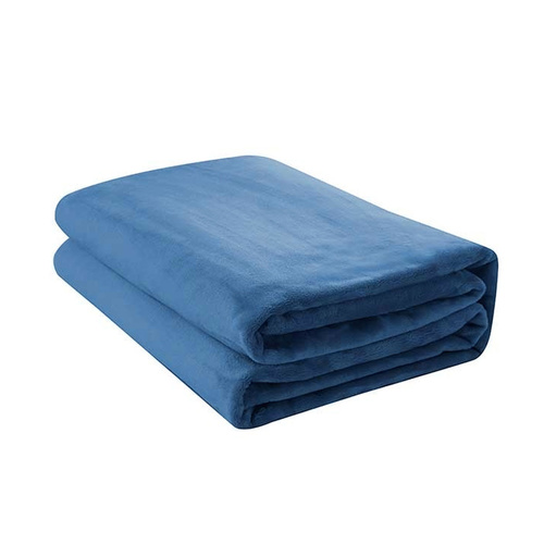 Jason  400GSM Super Soft Micro Fleece Blanket Denim King - Main Image