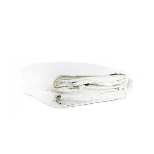 Jason Cotton Waffle Blanket White - King - Main Image