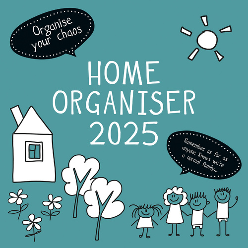 Home Organiser 2025 Square Wall Calendar 16 Months Premium New Year Planner Gift - Main Image