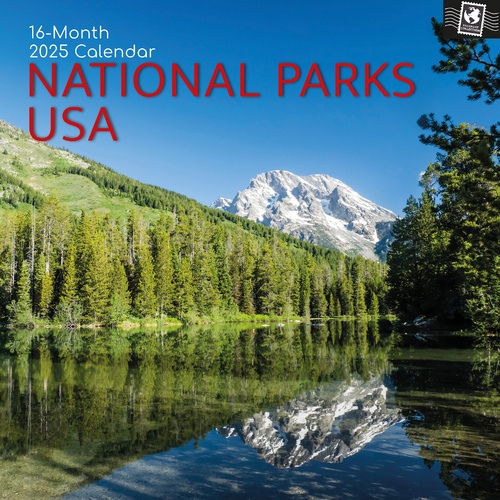 National Parks USA - 2025 Square Wall Calendar 16 Months New Year Planner Gift - Main Image
