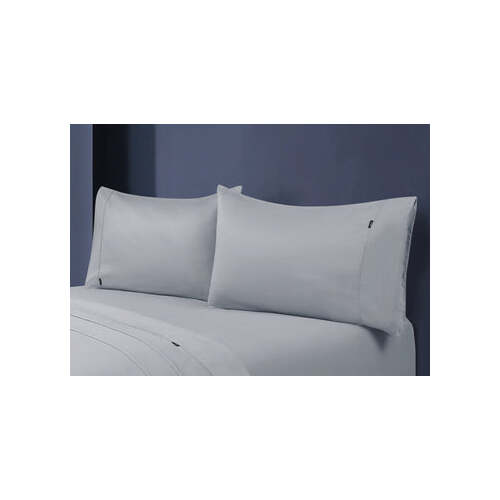 1000tc egyptian cotton pillowcase pair silver - Main Image