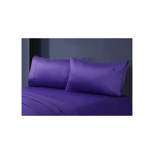 1000tc egyptian cotton pillowcase pair violet - Main Image