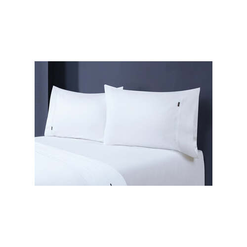 1000tc egyptian cotton pillowcase pair white - Main Image