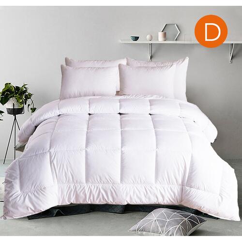 down alternative quilt doona 500gsm super king - Main Image