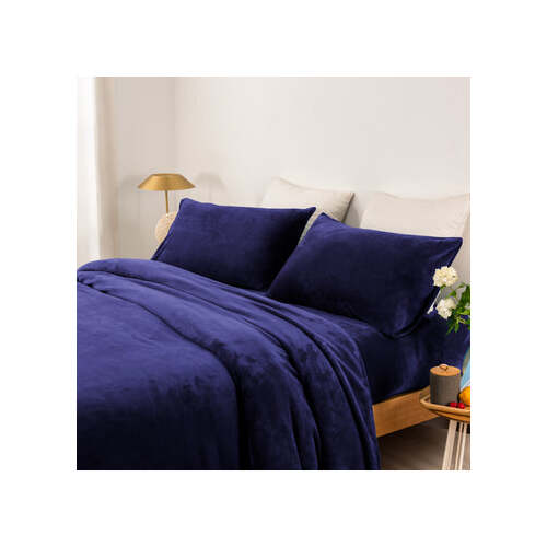thermal microplush sheet set queen midnight - Main Image